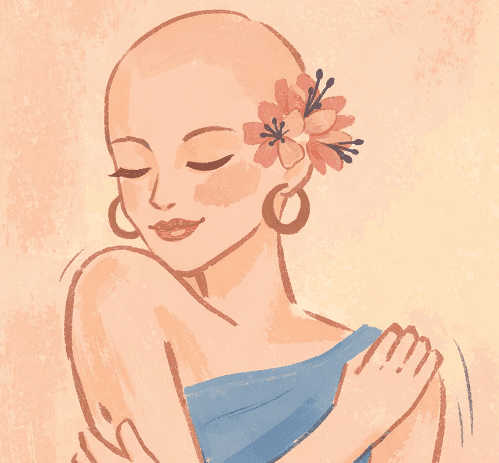 Pessoa sorrindo diante do espelho, transmitindo autoconfiança